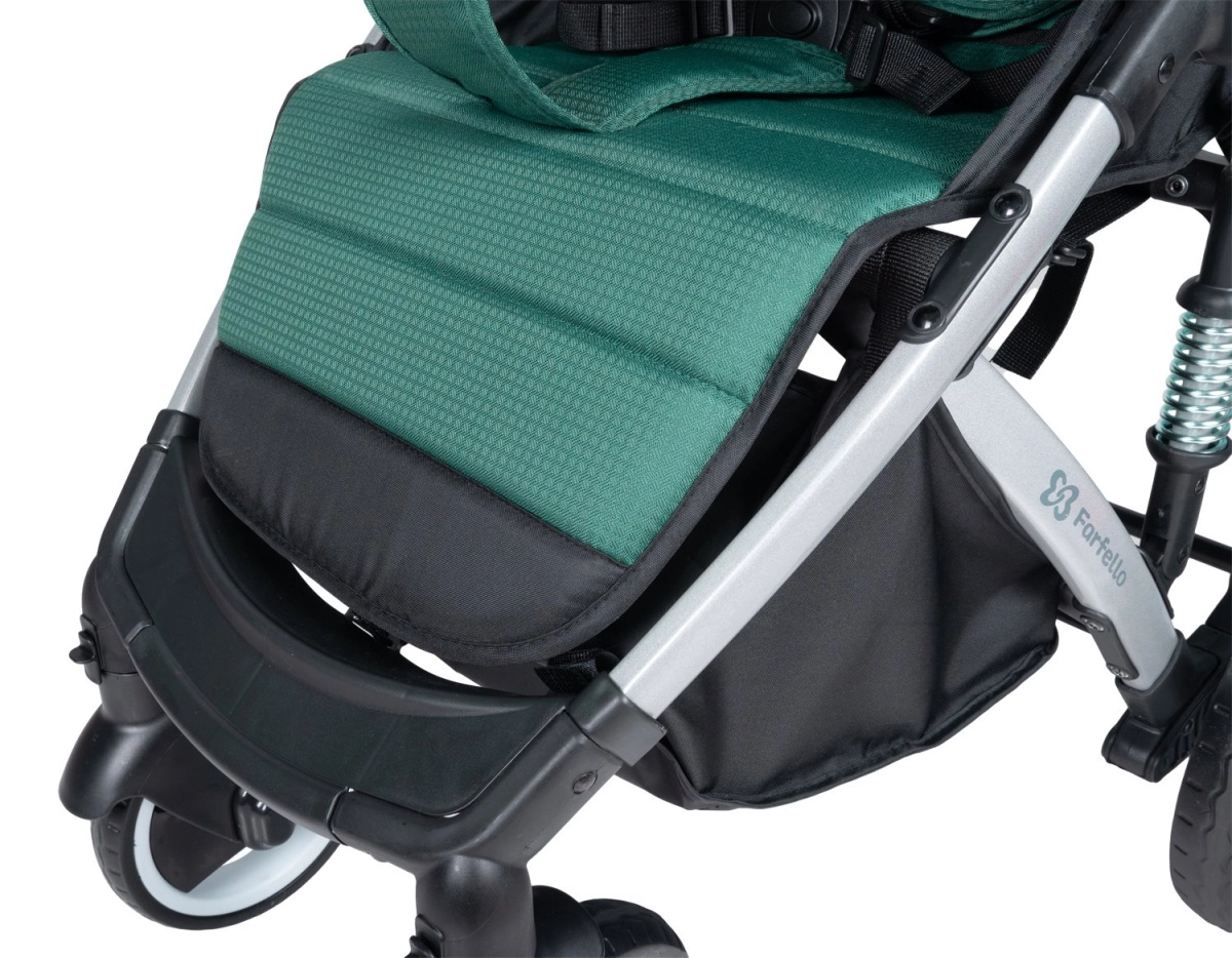 Коляска детская прогулочная Farfello Bino Angel Plus (Ultramarine green/Ультрамариновый зеленый)