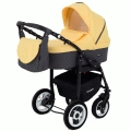 Коляска 3 в 1 Rant Dream 07 серый-желтый