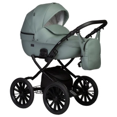 Коляска 2 в 1 Indigo MIO ECO Plus 14 - 03 (шалфей кожа)