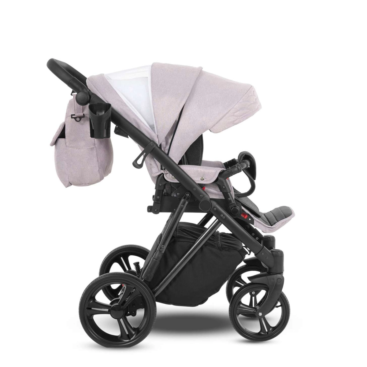 Коляска Camarelo Faro 2 в 1 пудровый меланж