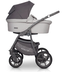 Коляска 3 в 1 Riko Basic Bella Pastel 01 серый