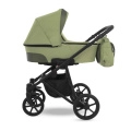 Коляска 2 в 1 Camarelo Ollio, Салатовый меланж / Салатовая эко-кожа (05)