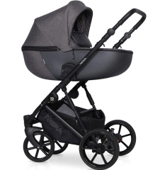 Коляска 3 в 1 Riko Nesa 05 темно-серый