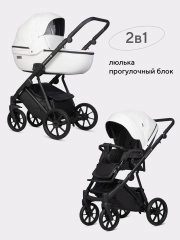 Коляска 2 в 1 Riko Basic Montana Ecco X 11 White