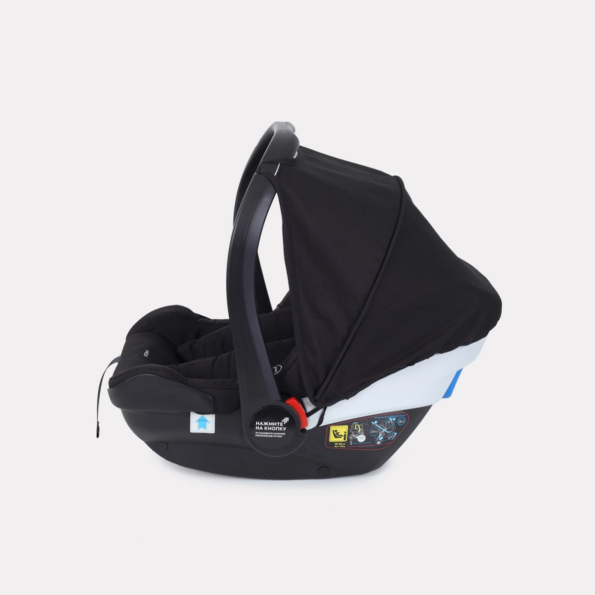 Коляска 3 в 1 RANT FLEX PRO 2023 RA075 BLACK