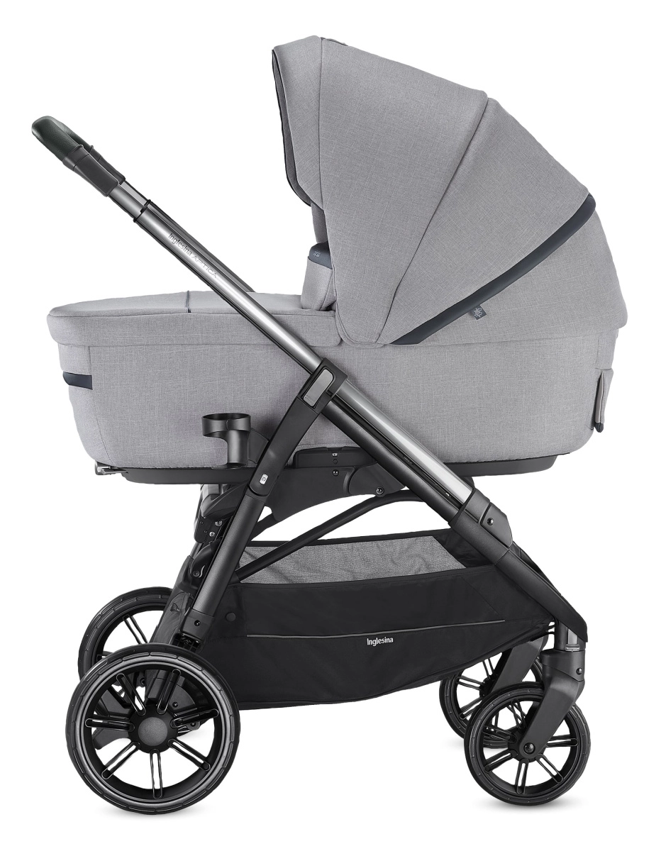 Коляска 3 в 1 Inglesina Aptica с подставкой под люльку Stand Up, Silk Grey
