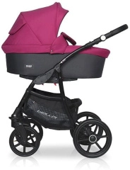 Коляска 3 в 1 Riko Basic Bella 04 сиреневый
