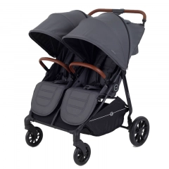 Коляска прогулочная для двойни Rant Twinny graphite