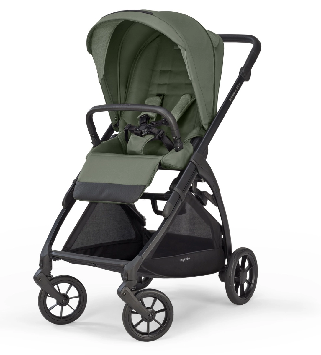 Коляска 2 в 1 Inglesina Electa с подставкой под люльку Stand Up, Tribeca Green