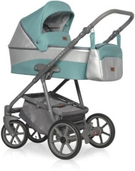 Коляска 2 в 1 Riko Basic Colin 06 серо-бирюзовый