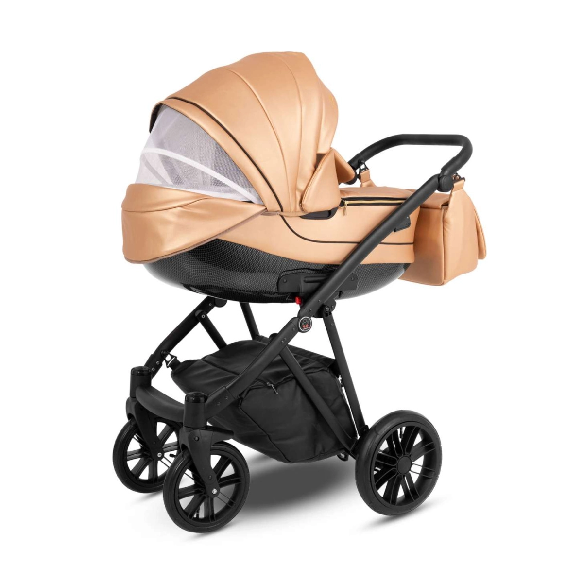 Коляска Camarelo Zeo 2 в 1 экокожа бронза