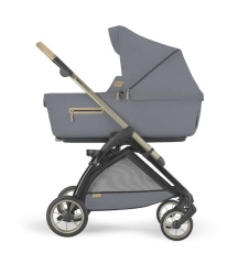 Коляска 3 в 1 Inglesina Electa Element c подставкой под люльку Stand Up, Paper Blue