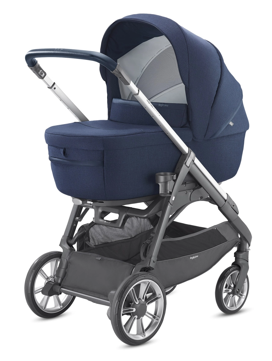 Коляска 3 в 1 Inglesina Aptica  с подставкой под люльку Stand Up,  Portland Blue