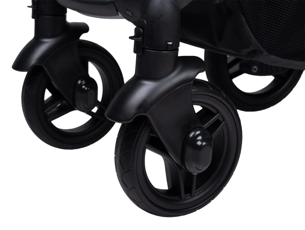 Коляска детская прогулочная Farfello Bino Angel Comfort (Rich black / Черный)