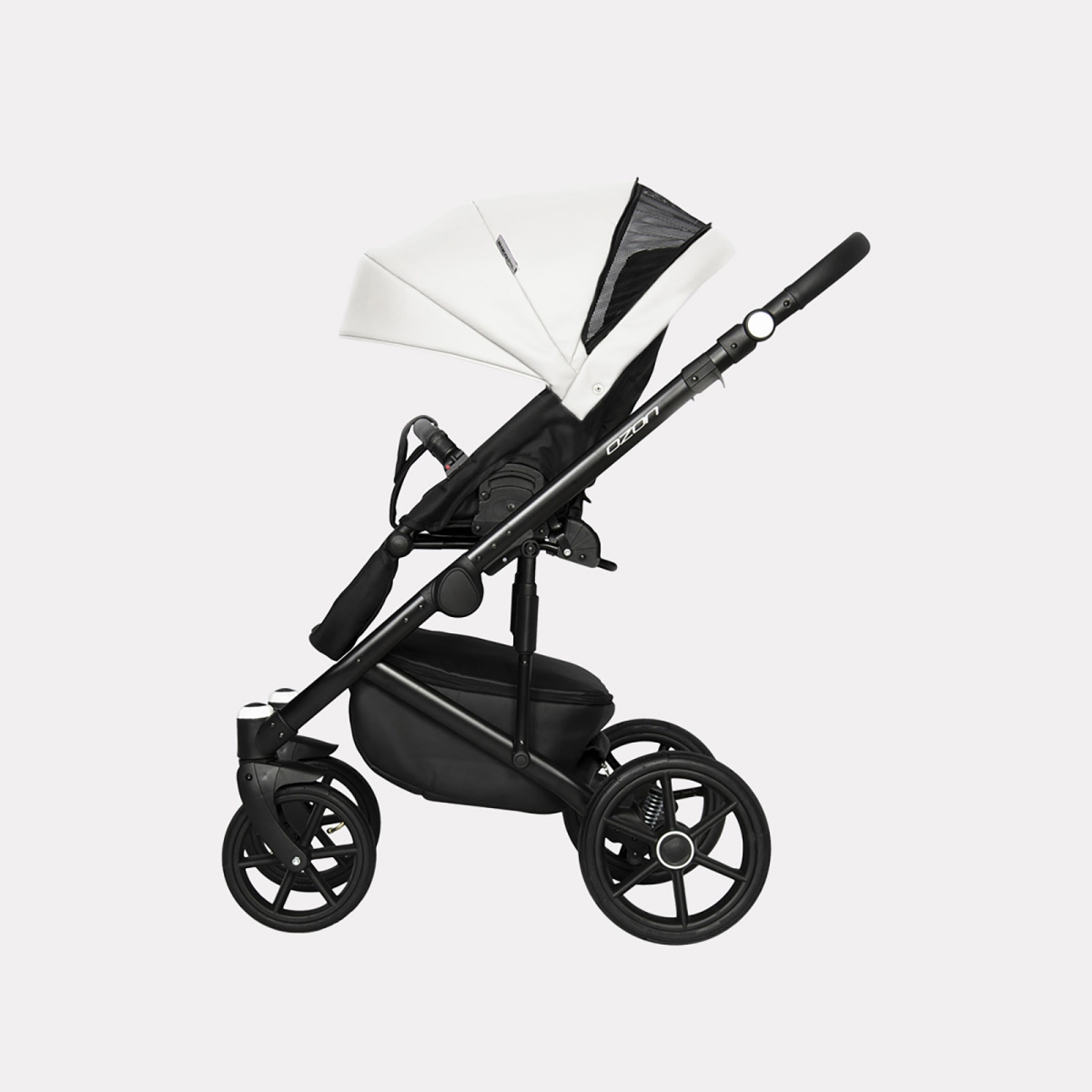 Коляска 3 в 1 Riko Basic Ozon, 07 белый