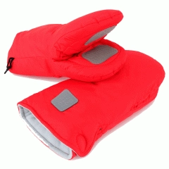 Рукавички на коляску Топотушки Нильс (с липучками) красный