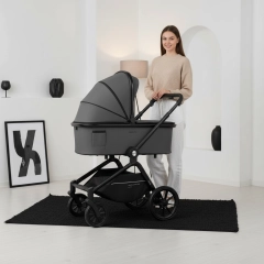 Коляска 3 в 1 Indigo SOLAR серый
