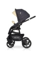 Коляска 2 в 1 Riko Basic Alfa Ecco 05 черно-бежевый