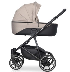 Коляска 3 в 1 Riko Side 04 Nugat бежевый