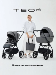Коляска 2 в 1 Rant Teo Soft Grey