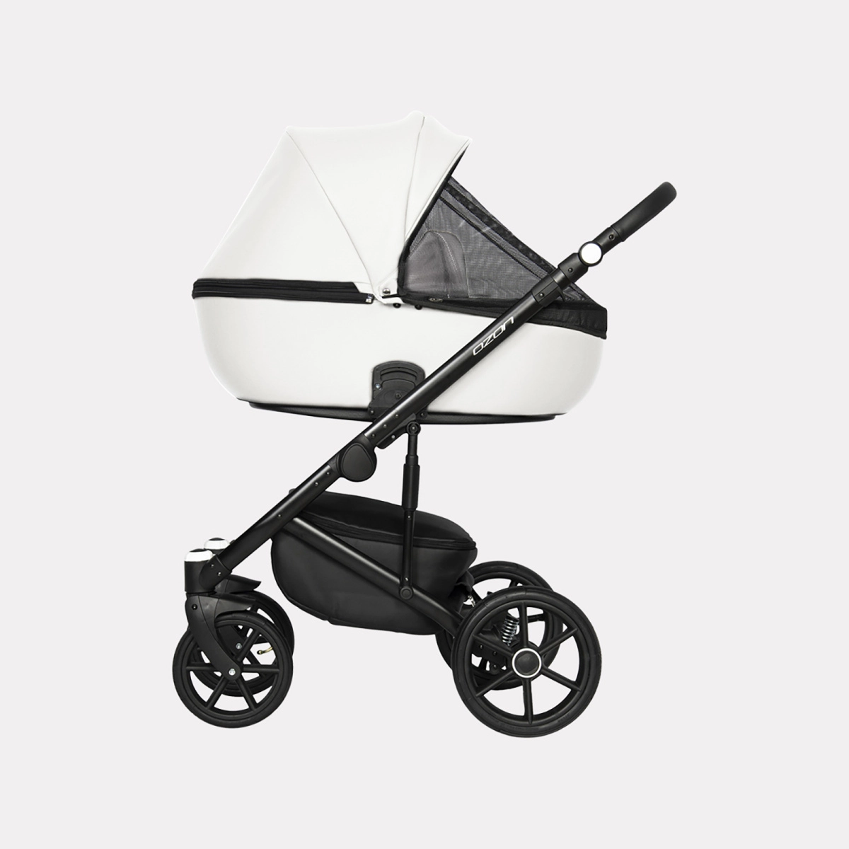 Коляска 3 в 1 Riko Basic Ozon, 07 белый