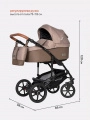 Коляска 2 в 1 Riko Basic Bella Life 05 Mokka коричневый