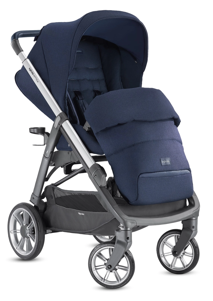 Коляска 3 в 1 Inglesina Aptica  с подставкой под люльку Stand Up,  Portland Blue
