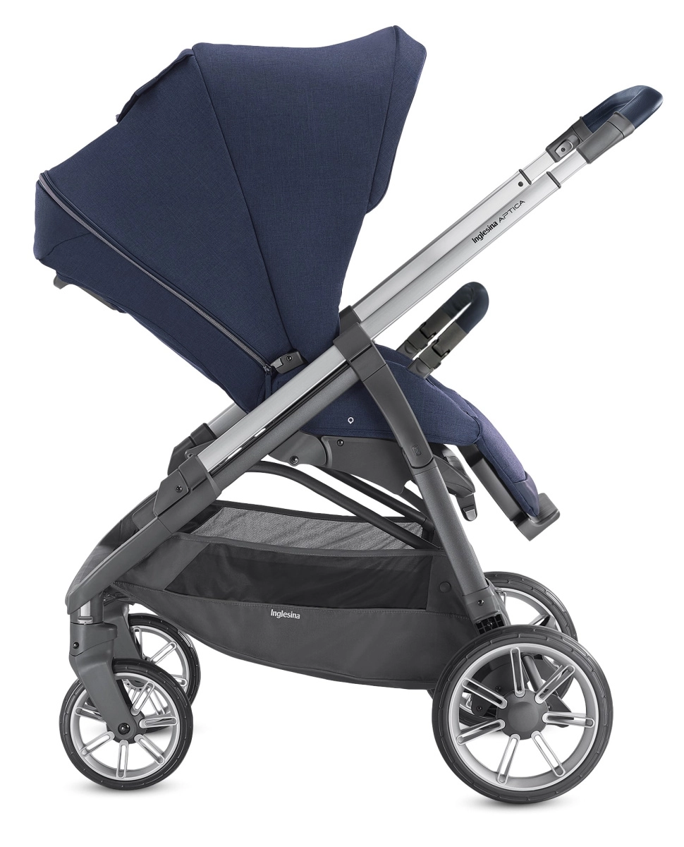 Коляска 3 в 1 Inglesina Aptica  с подставкой под люльку Stand Up,  Portland Blue